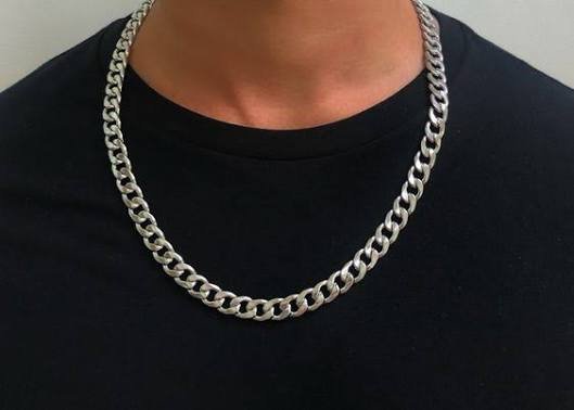 silver chains for men