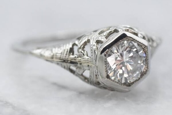 art deco engagement rings